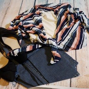 Tied crop top